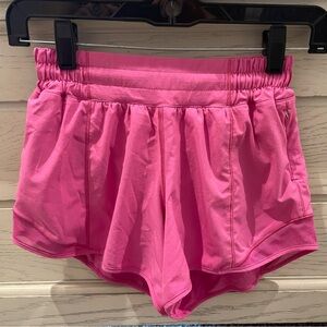 Lululemon Hotty Hot LR 4” Pink Shorts
